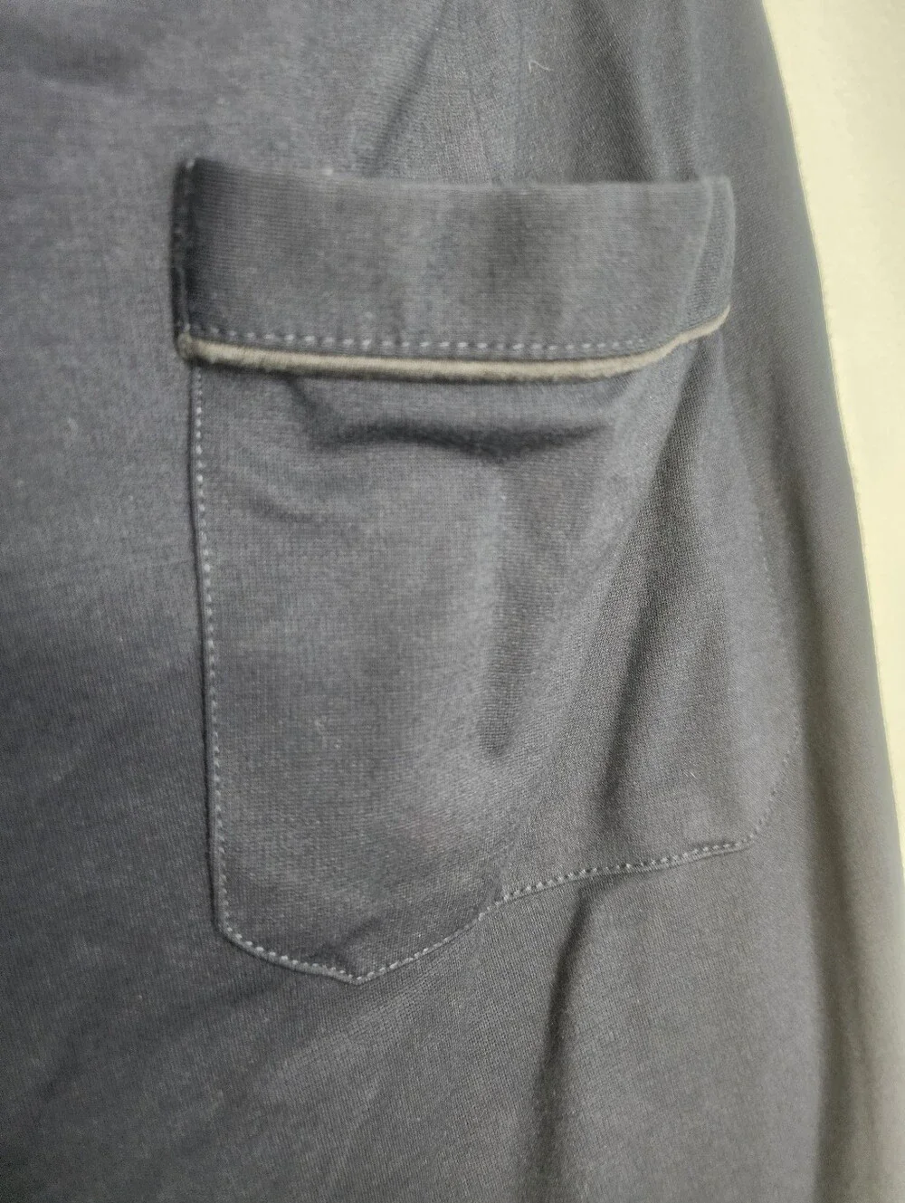 Club Monaco Drawstring Waist Jogger Lounge Pants in Dark Blue Size L